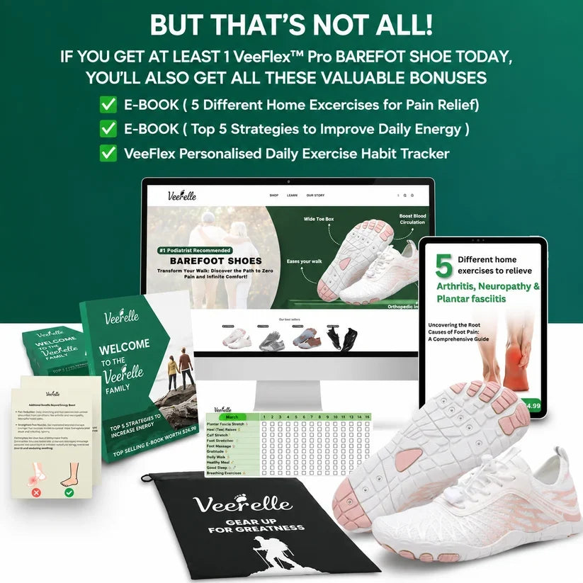 VeeFlex™ Pro - Lightweight & Non-Slip Barefoot Shoes (Unisex)